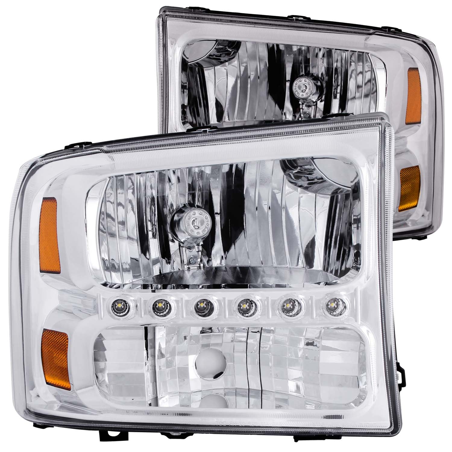 Not For Use w/Sealed Beam Headlights by ANZO USA