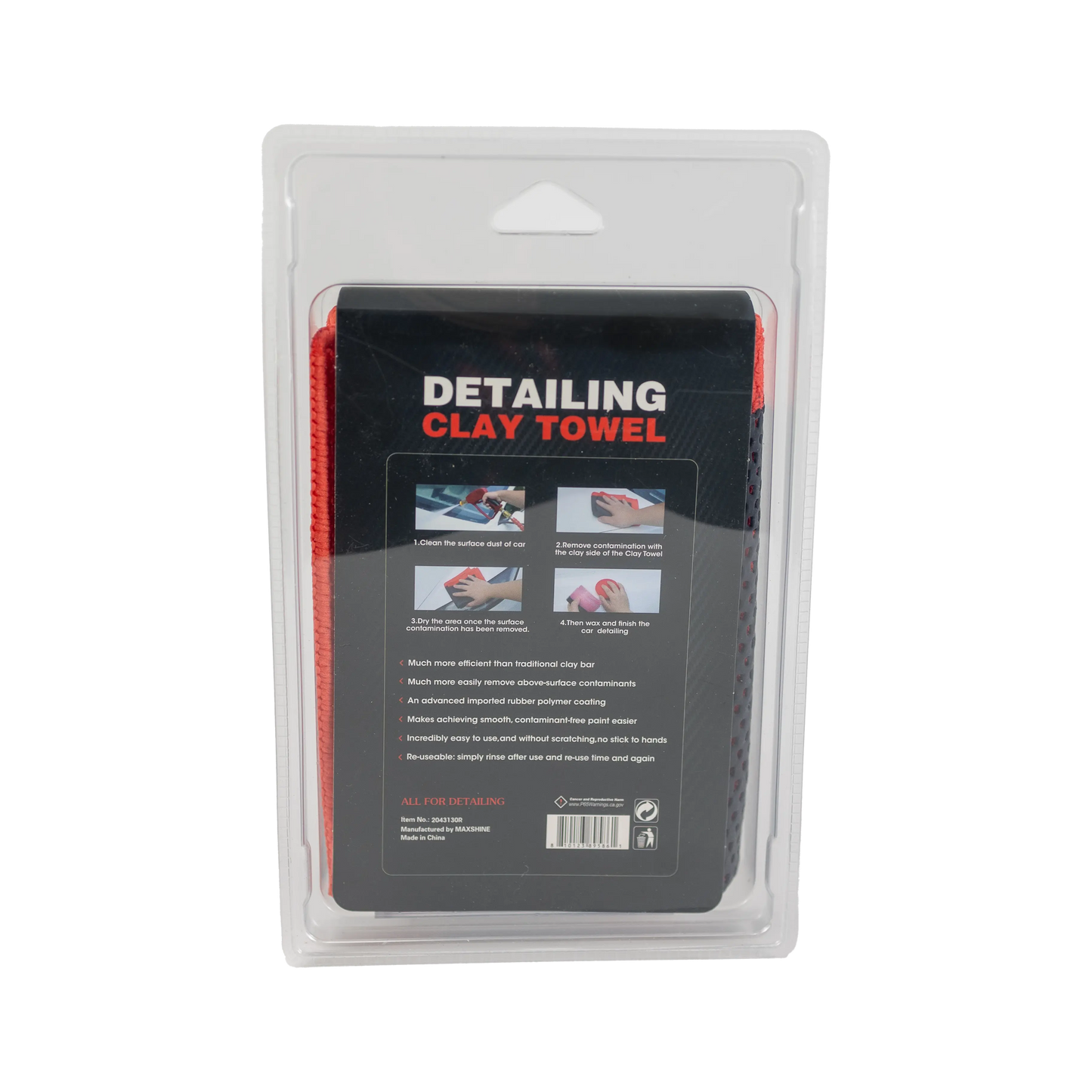 Magic Clay Bar Towel - Fine Grade by MaxshineUSA