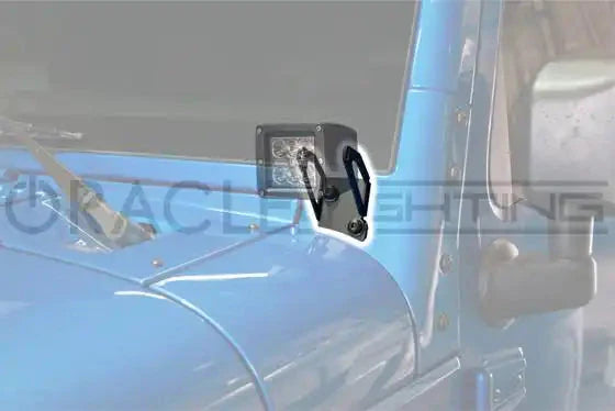 ORACLE Jeep JK Single Light Mounting Pillar Brackets (Pair) by ORACLE Lighting