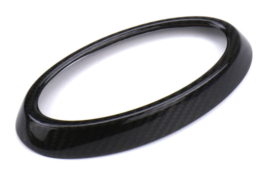OLM LE Dry Carbon Fiber Front Emblem Frame Overlay - 2018-2021 Subaru WRX / STI by OLM