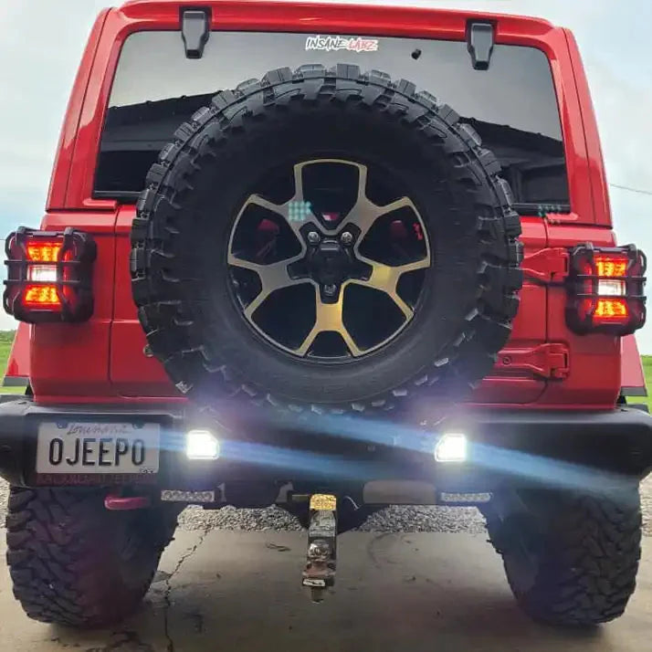 2018-2025 Jeep Wrangler JL LED Bumper Reverse Lights - 1000 Lumen High-Output Upgrade by ORACLE Lighting