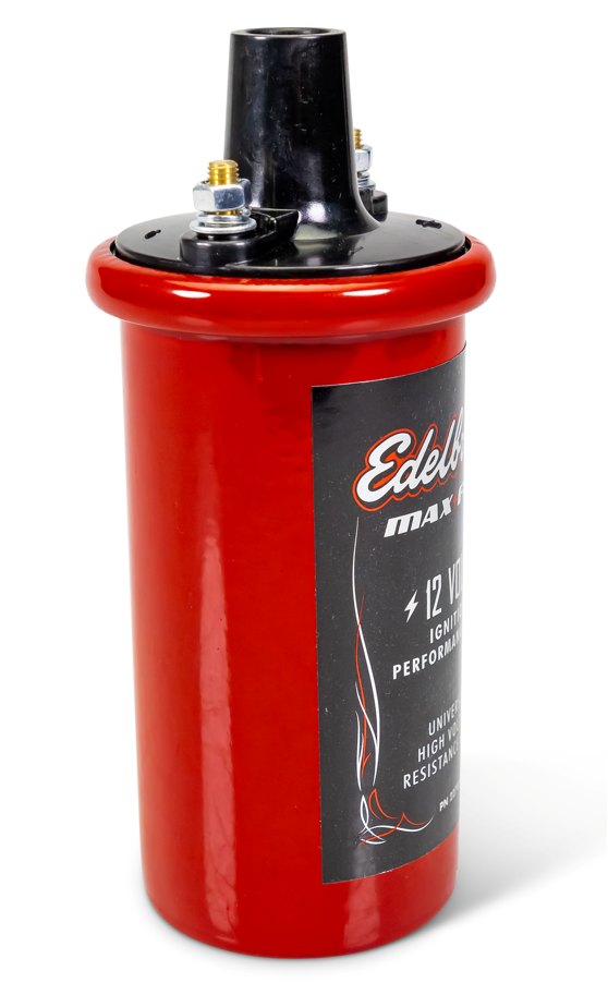 High-output cannister-style ignition coil for Pro-Flo 4 and aftermarket EFI by Edelbrock