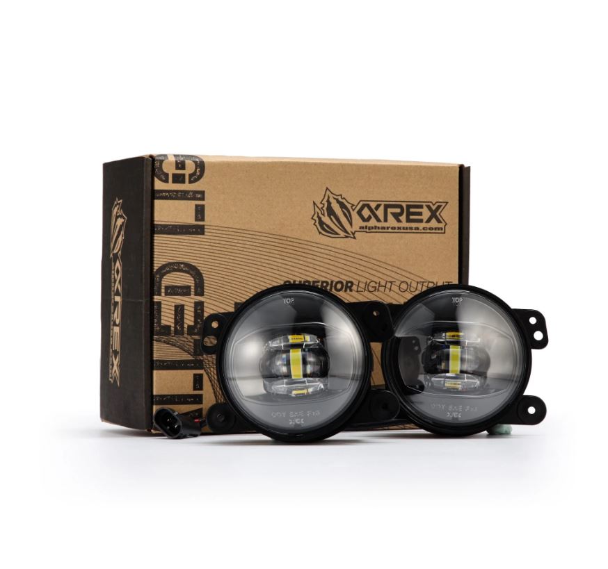 DoubleTap Dual Color LED Projector Fog Lights by AlphaRex