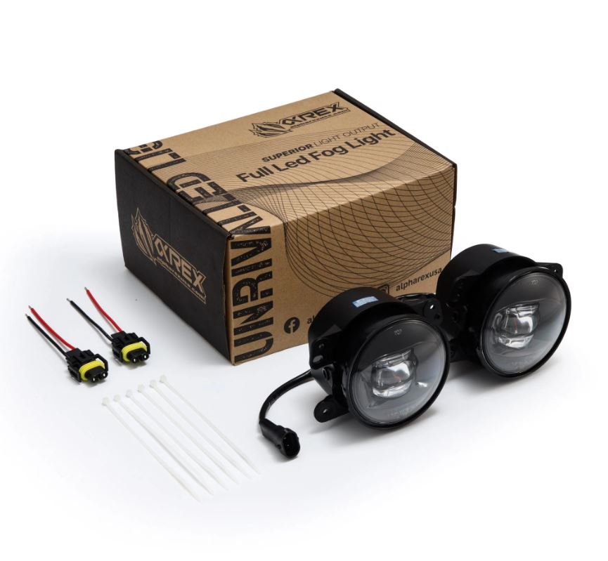 DoubleTap Dual Color LED Projector Fog Lights by AlphaRex