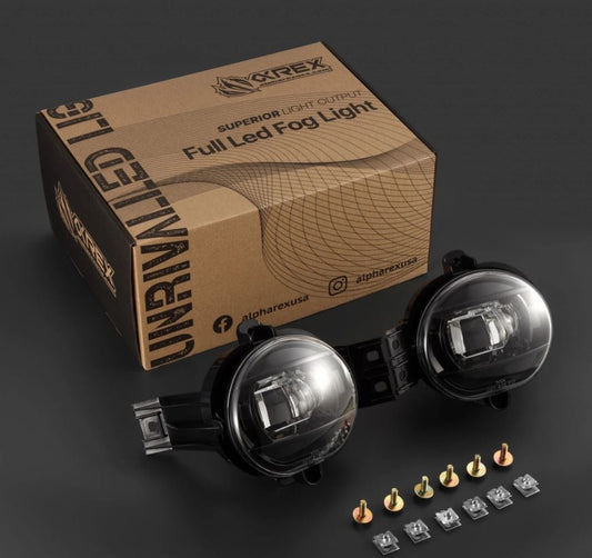 DoubleTap Dual Color LED Projector Fog Lights by AlphaRex