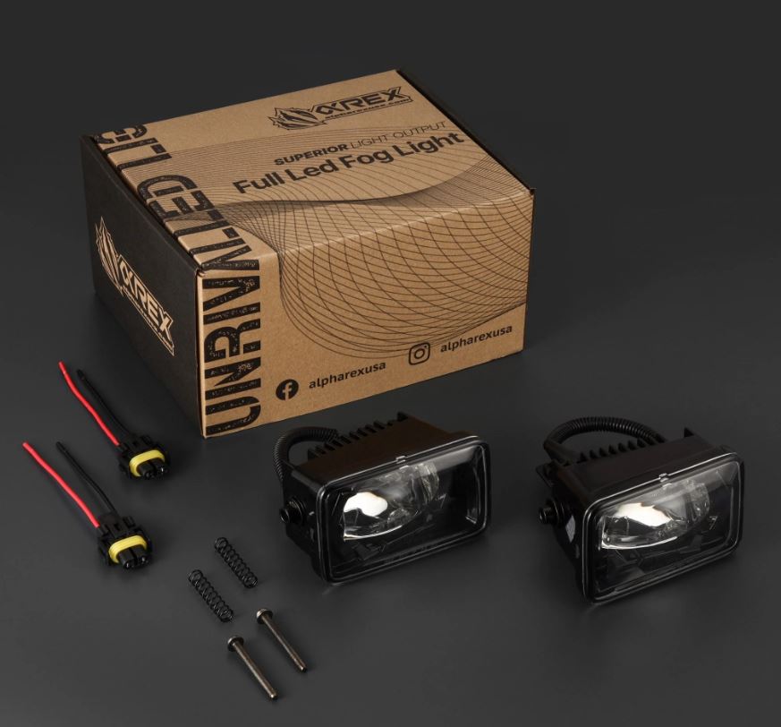 DoubleTap Dual Color LED Projector Fog Lights by AlphaRex