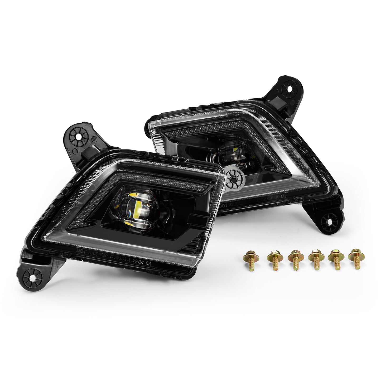 DoubleTap Dual Color LED Projector Fog Lights by AlphaRex