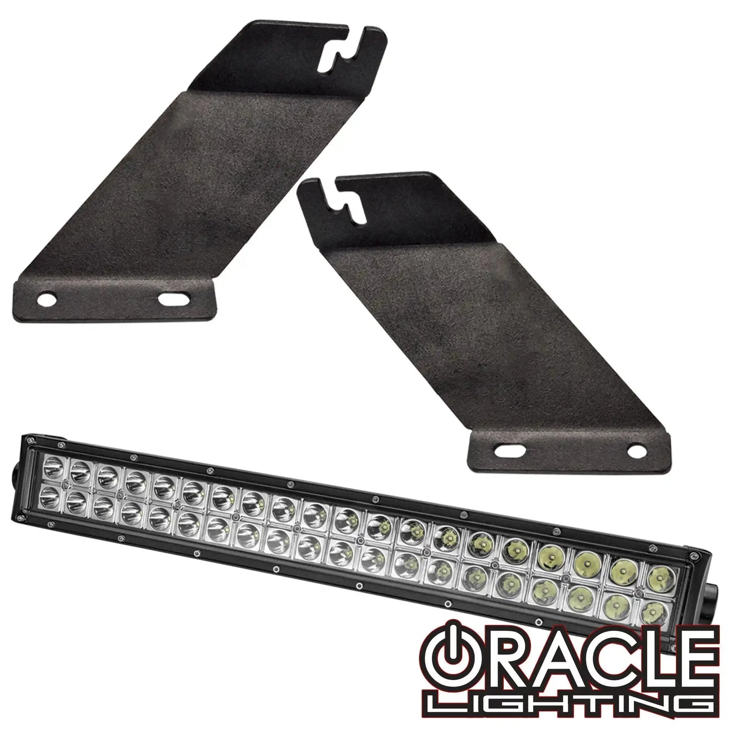ORACLE Jeep JK Hood Mounting Brackets SM + Light Combo by ORACLE Lighting