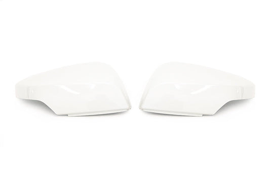 OLM OE Style Mirror Cover with Turn Signal Cutout - Crystal White - 2015-2021 Subaru WRX / STI / 2015-2017 Crosstrek by OLM