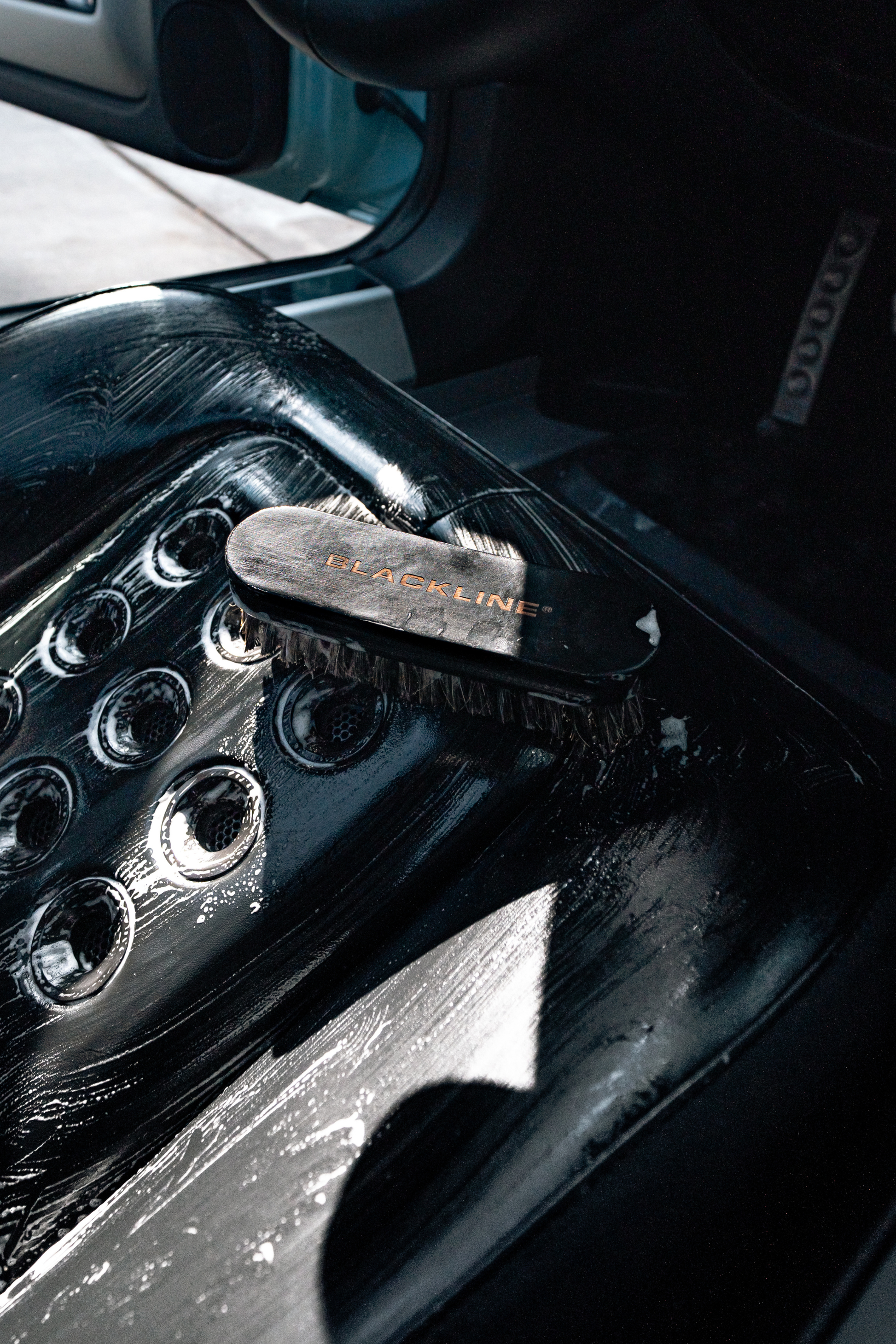 BLACKLINE® LEATHER BRUSH by Blackline Car Care