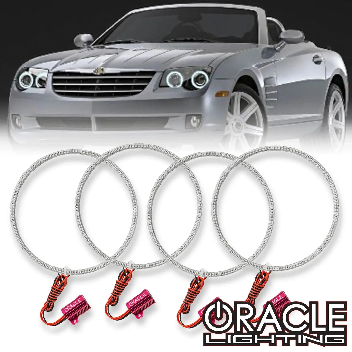 ORACLE Lighting 2005-2006 Chrysler Crossfire LED Headlight Halo Kit by ORACLE Lighting
