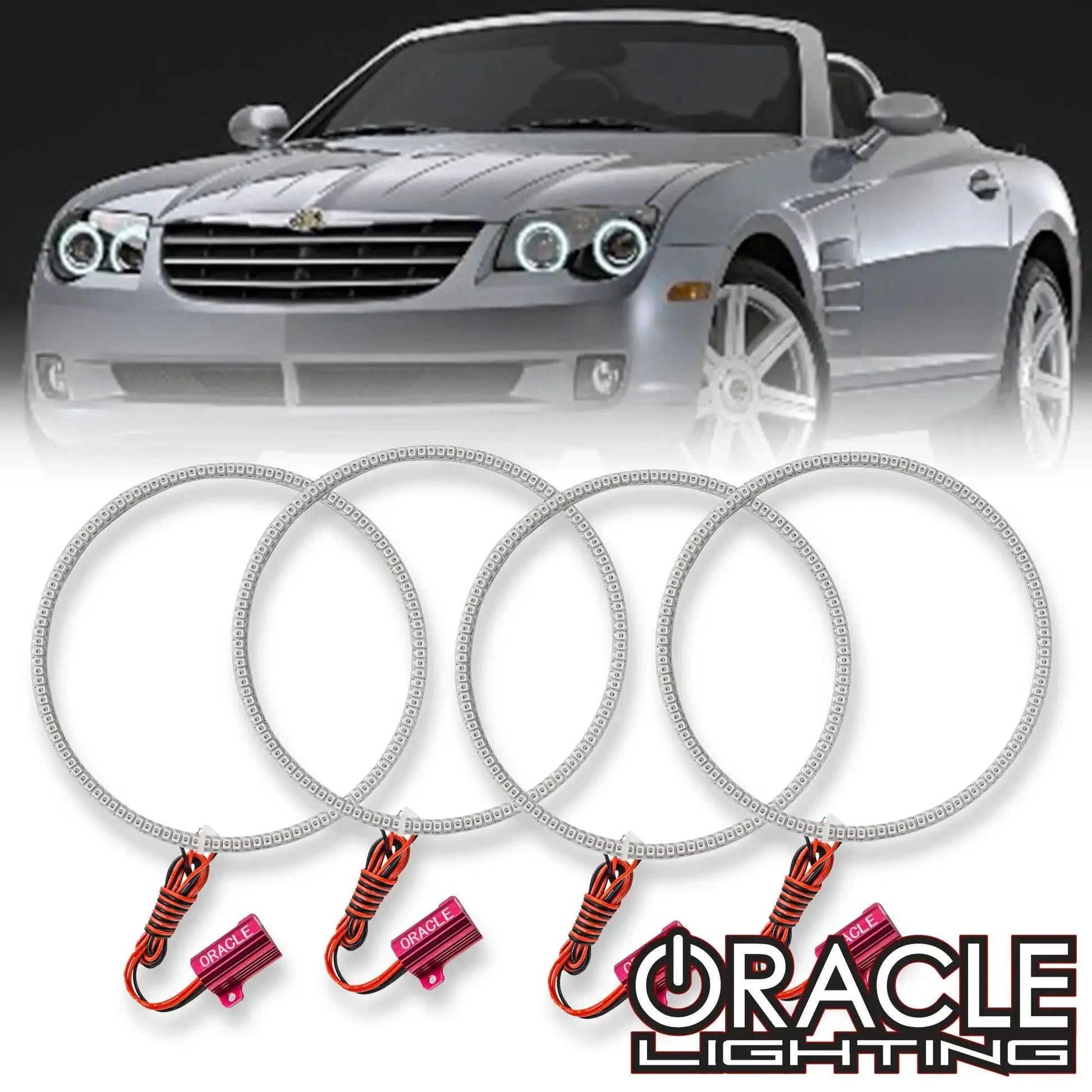 ORACLE Lighting 2005-2006 Chrysler Crossfire LED Headlight Halo Kit by ORACLE Lighting