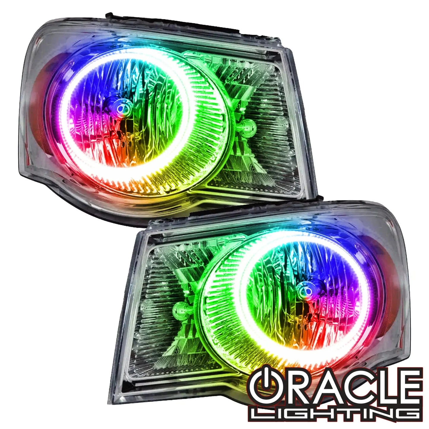 ORACLE Lighting 2007-2009 Chrysler Aspen Dynamic ColorSHIFT Headlight Halo Kit by ORACLE Lighting