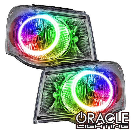 ORACLE Lighting 2007-2009 Chrysler Aspen Dynamic ColorSHIFT Headlight Halo Kit by ORACLE Lighting