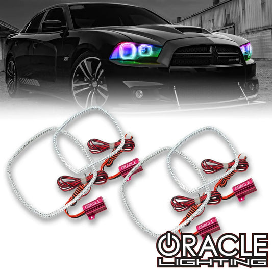 2011-2014 Dodge Charger ORACLE Dynamic ColorSHIFT Headlight Halo Kit by ORACLE Lighting
