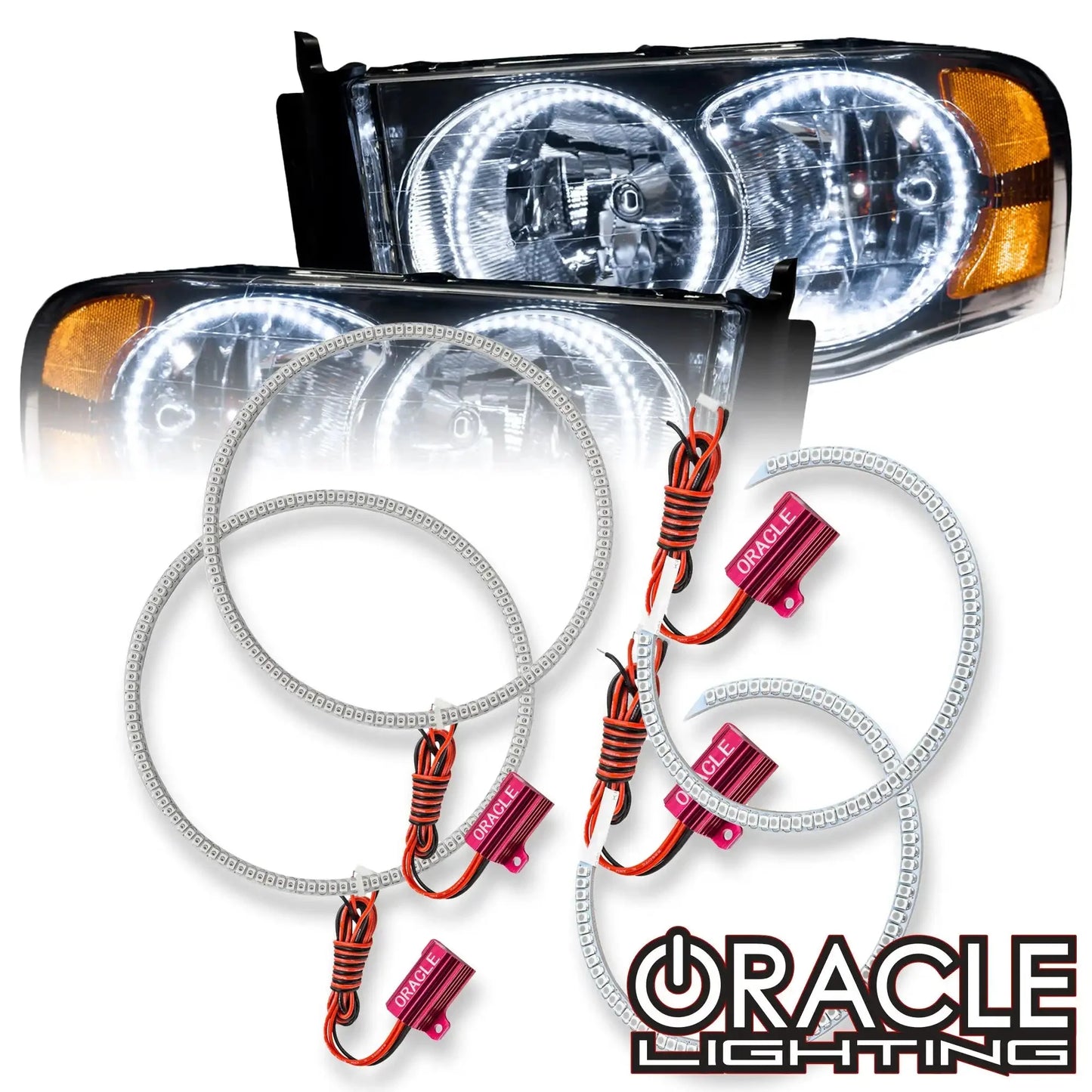 ORACLE Lighting 2002-2005 Dodge Ram LED Headlight Halo Kit by ORACLE Lighting