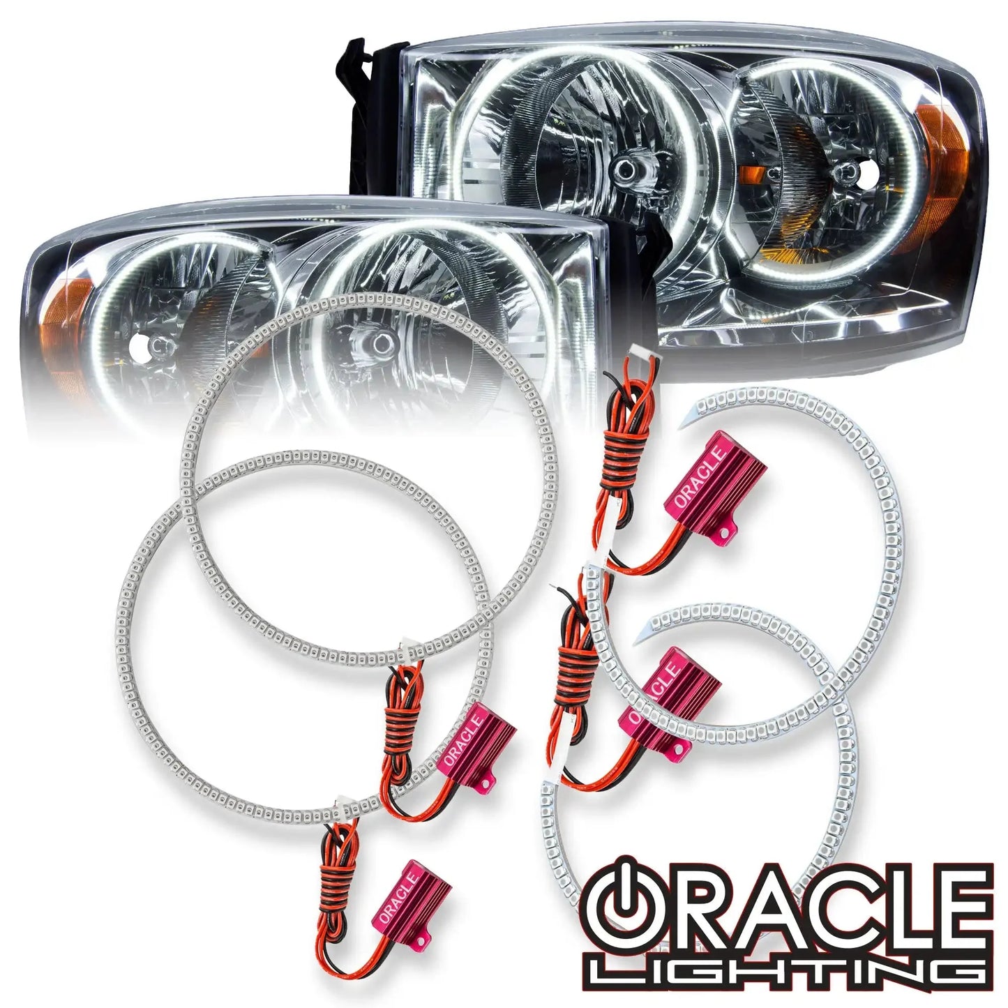 ORACLE Lighting 2006-2008 Dodge Ram LED Headlight Halo Kit by ORACLE Lighting