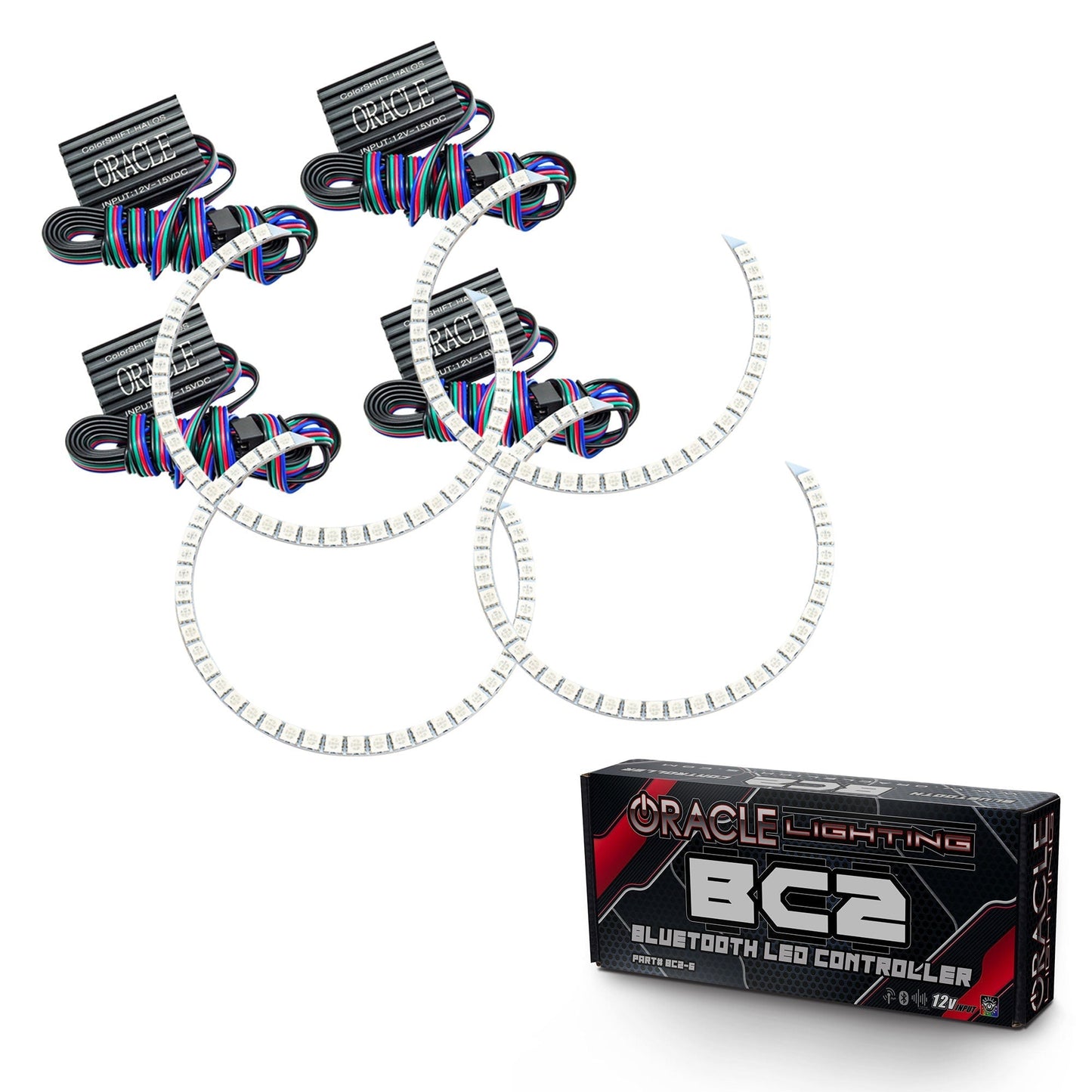 ORACLE Lighting 2008-2014 Dodge Challenger LED Headlight Halo Kit - Standard Mount by ORACLE Lighting