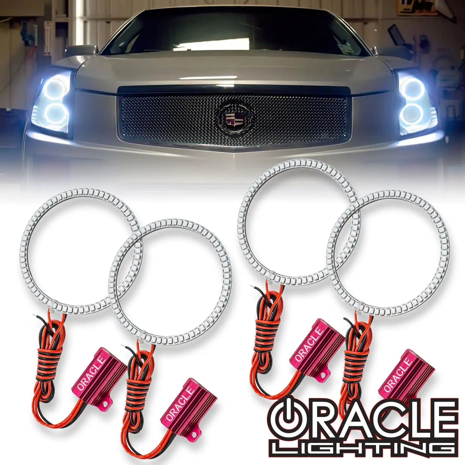ORACLE Lighting 2003-2007 Cadillac CTS LED Headlight Halo Kit by ORACLE Lighting