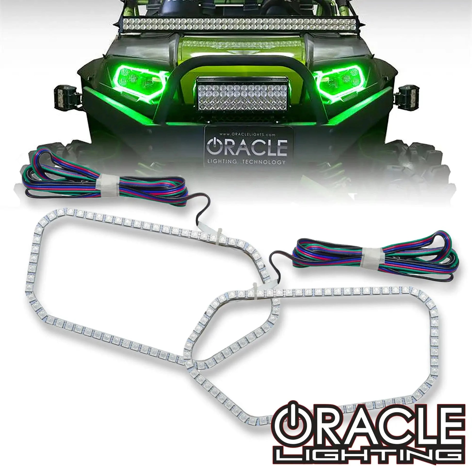 ORACLE Lighting 2009-2013 POLARIS Sportsman LED Headlight Halo Kit by ORACLE Lighting