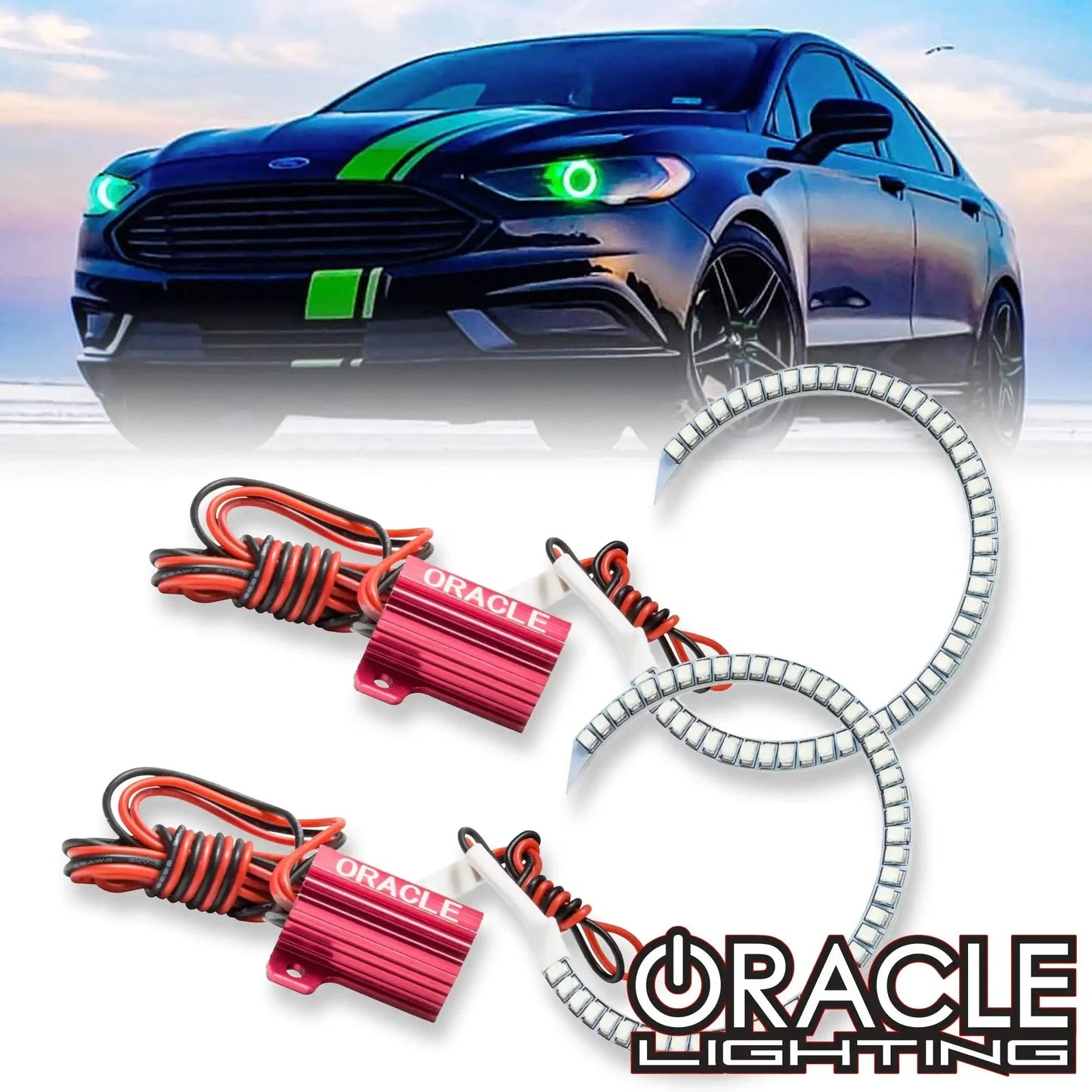 ORACLE Lighting 2013-2016 Dodge Dart Headlight LED Project Halo Kit by ORACLE Lighting