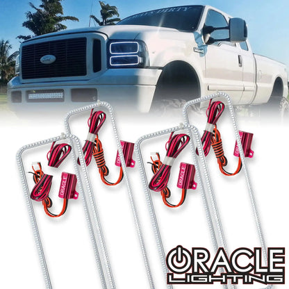 ORACLE Lighting 2005-2007 Ford F-250/F-350 Super Duty LED Headlight Halo Kit by ORACLE Lighting