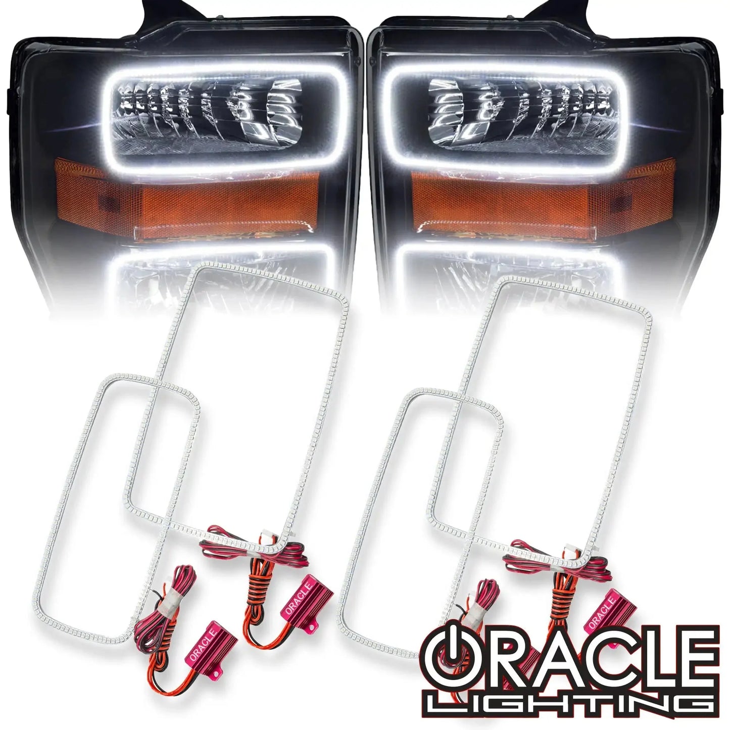 ORACLE Lighting 2008-2010 Ford F-250/F-350 Super Duty LED Headlight Halo Kit by ORACLE Lighting