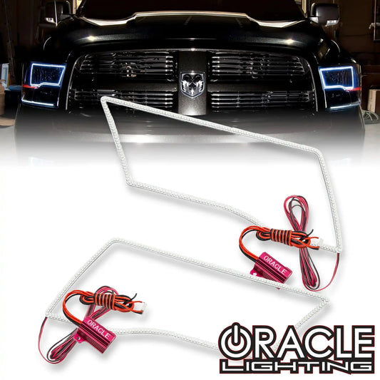 ORACLE Lighting 2009-2018 RAM Sport (Quad) LED Headlight Halo Kit by ORACLE Lighting