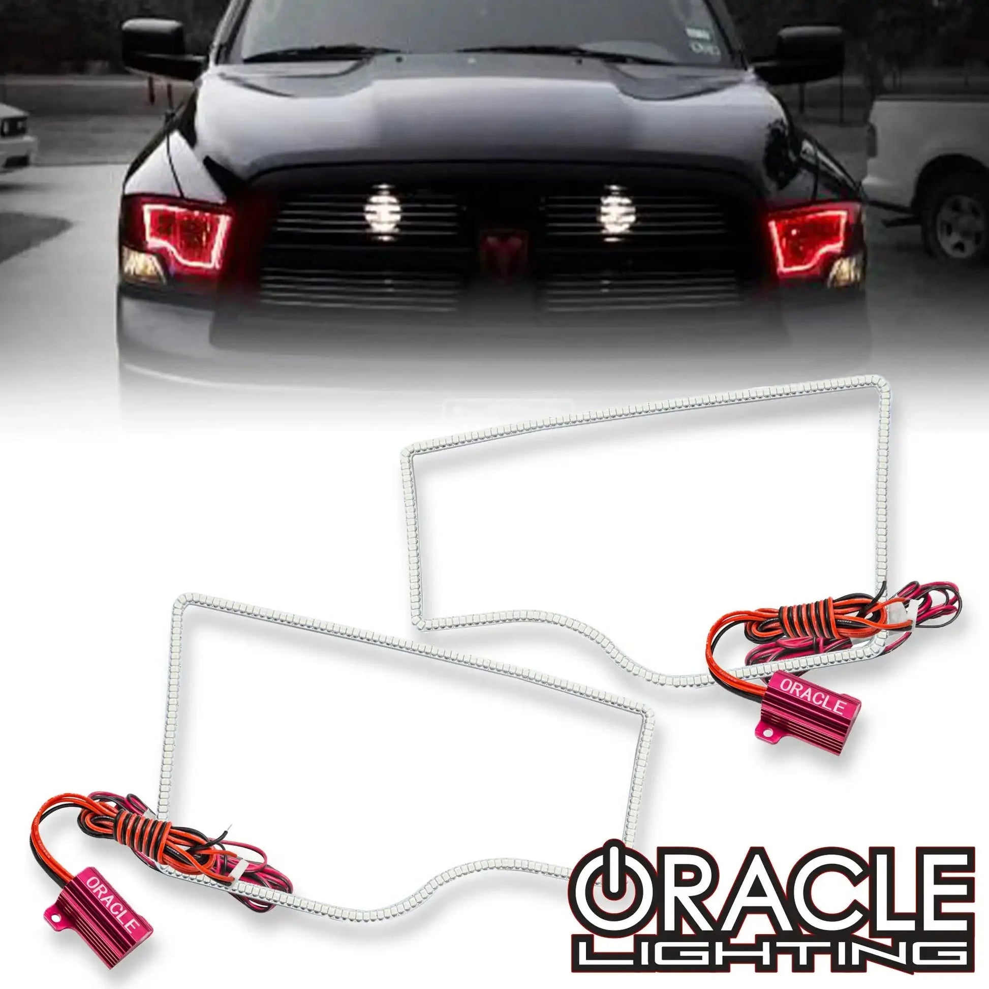 ORACLE Lighting 2009-2013 Ram 1500 Non-Sport LED Headlight Halo Kit by ORACLE Lighting