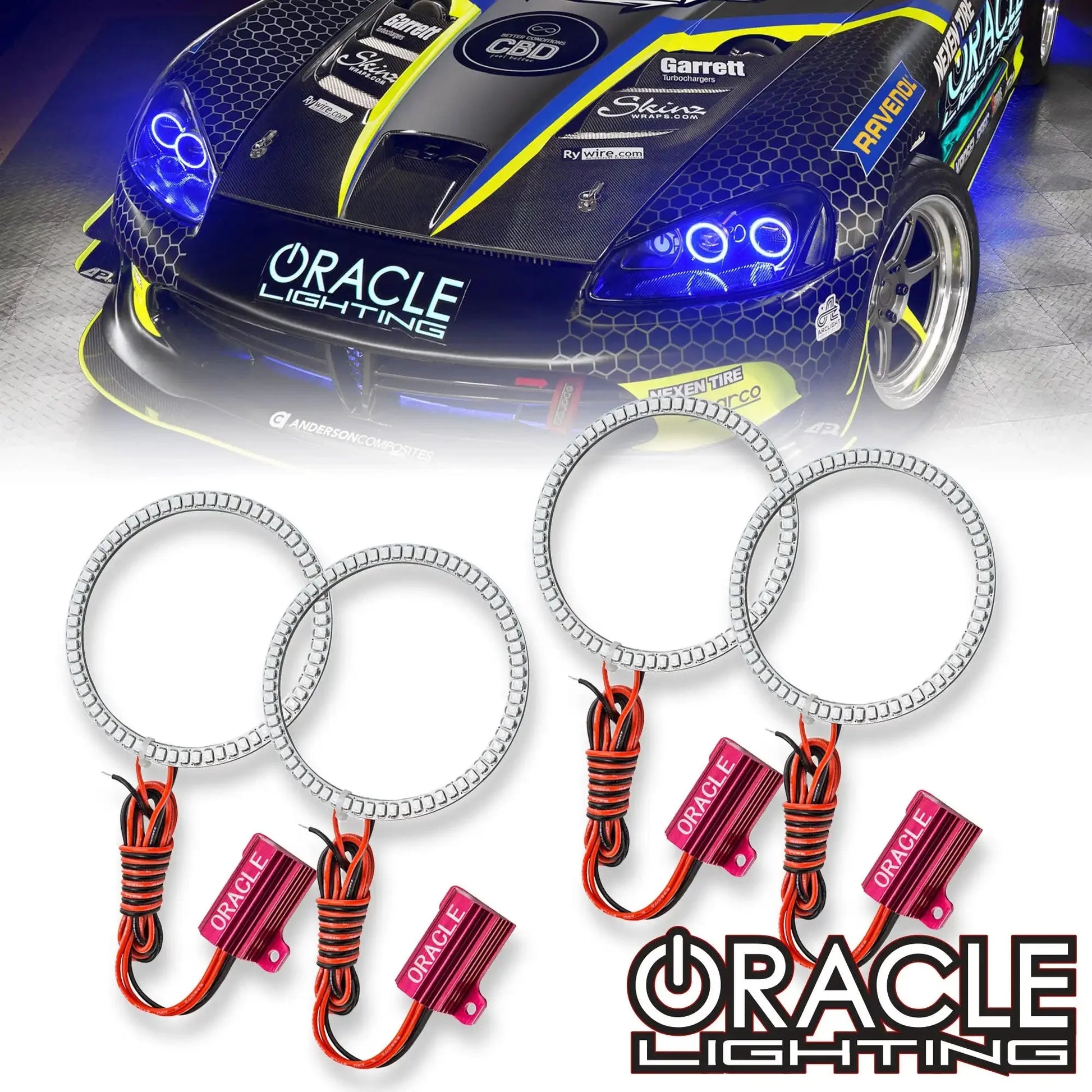 ORACLE Lighting 2003-2012 Dodge Viper SRT-10 LED Headlight Halo Kit by ORACLE Lighting