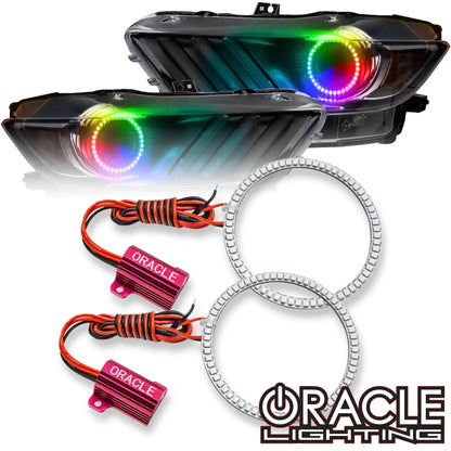 ORACLE Lighting 2015-2017 Ford Mustang V6/GT/SHELBY LED Headlight Halo Kit by ORACLE Lighting