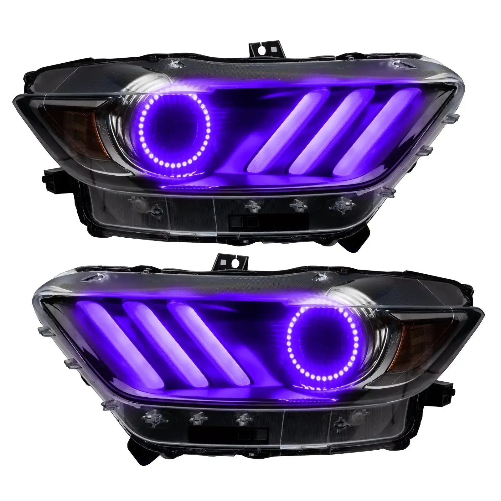 ORACLE Lighting 2015-2017 Ford Mustang V6/GT/Shelby ColorSHIFT DRL Upgrade w/Halo Kit by ORACLE Lighting