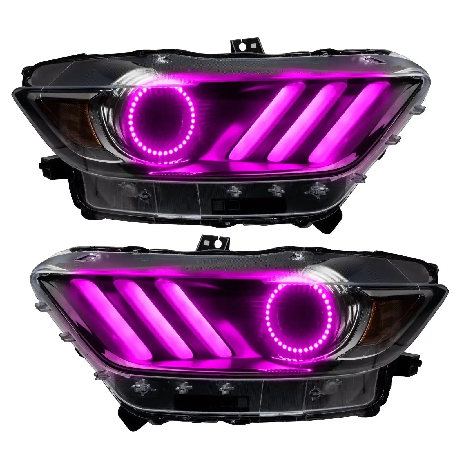 ORACLE Lighting 2015-2017 Ford Mustang V6/GT/Shelby ColorSHIFT DRL Upgrade w/Halo Kit by ORACLE Lighting