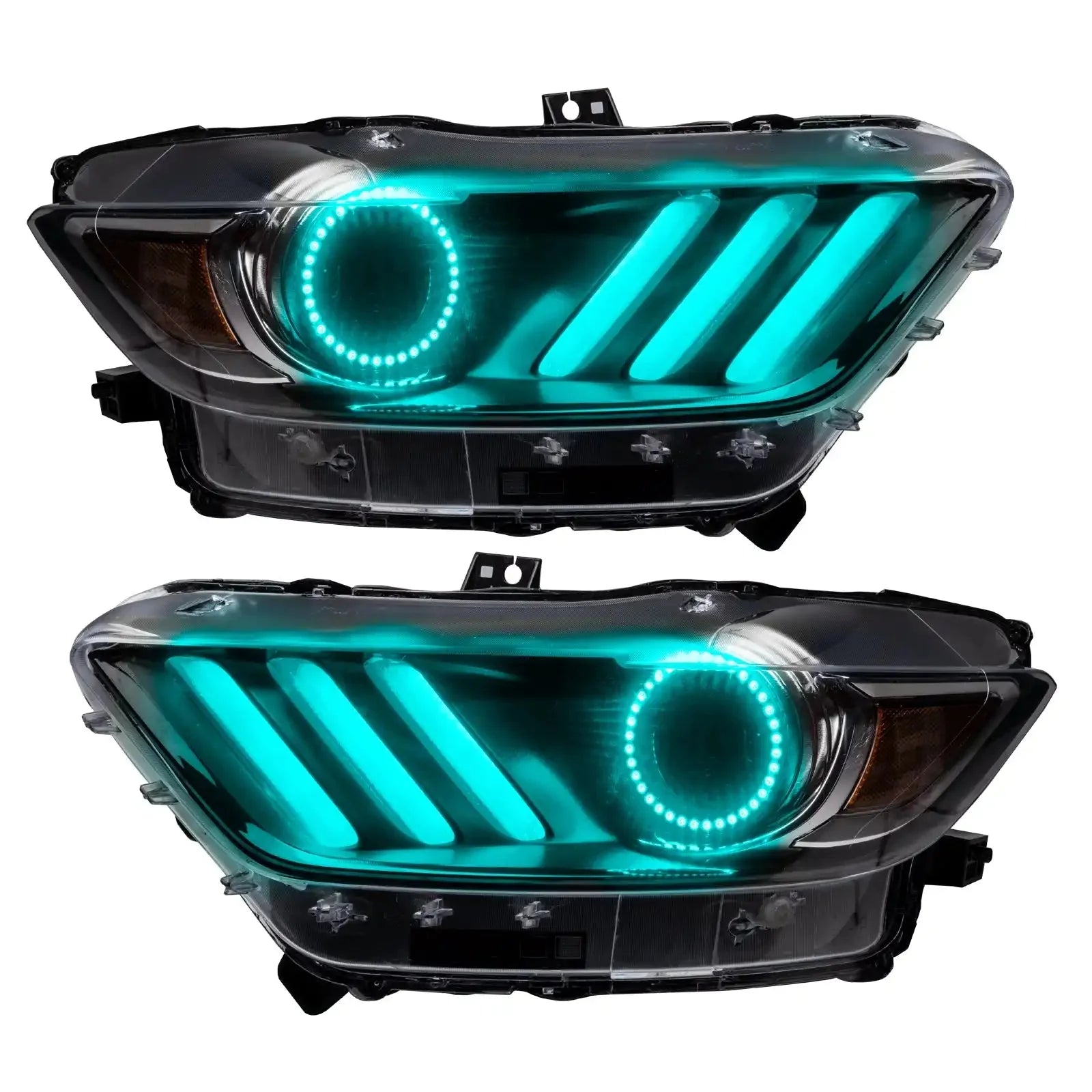 ORACLE Lighting 2015-2017 Ford Mustang V6/GT/Shelby ColorSHIFT DRL Upgrade w/Halo Kit by ORACLE Lighting