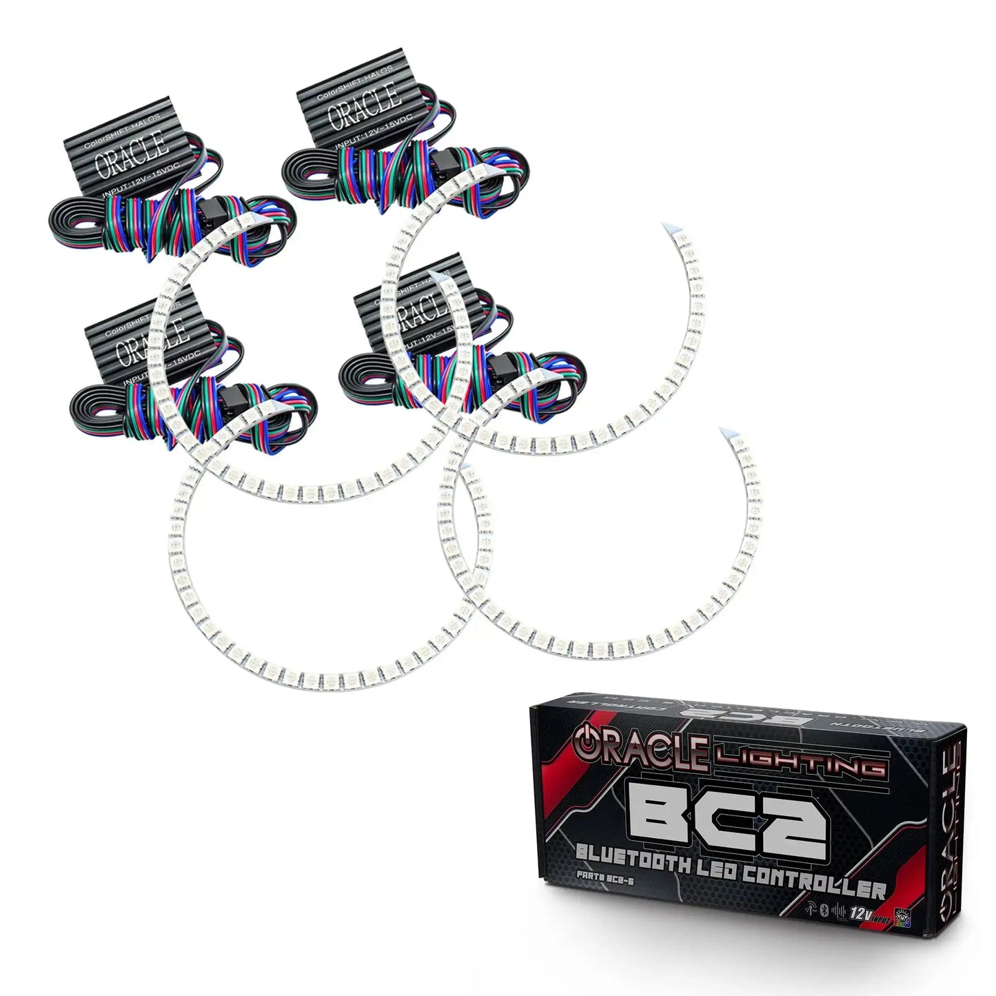 2015–23 Dodge Challenger Halo Lights — Standard Mount by ORACLE Lighting