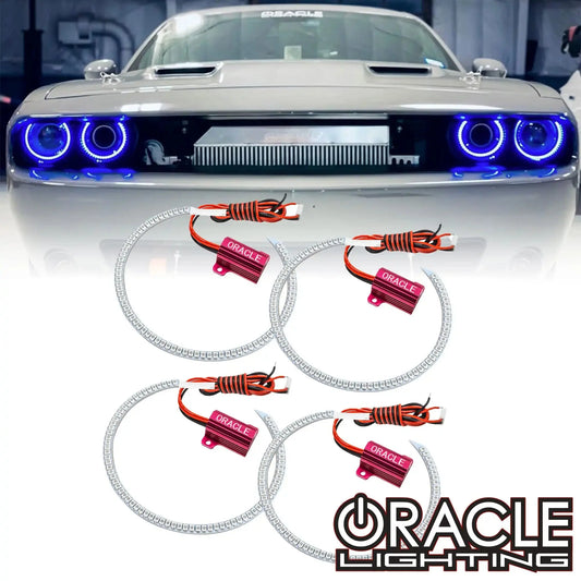 2015–23 Dodge Challenger Halo Lights — Standard Mount by ORACLE Lighting
