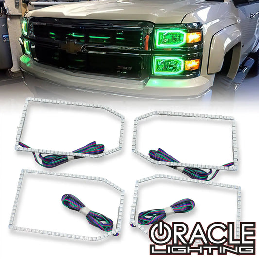 2014-2015 Chevy Silverado ORACLE Halo Kit (Non-Projector Style) by ORACLE Lighting