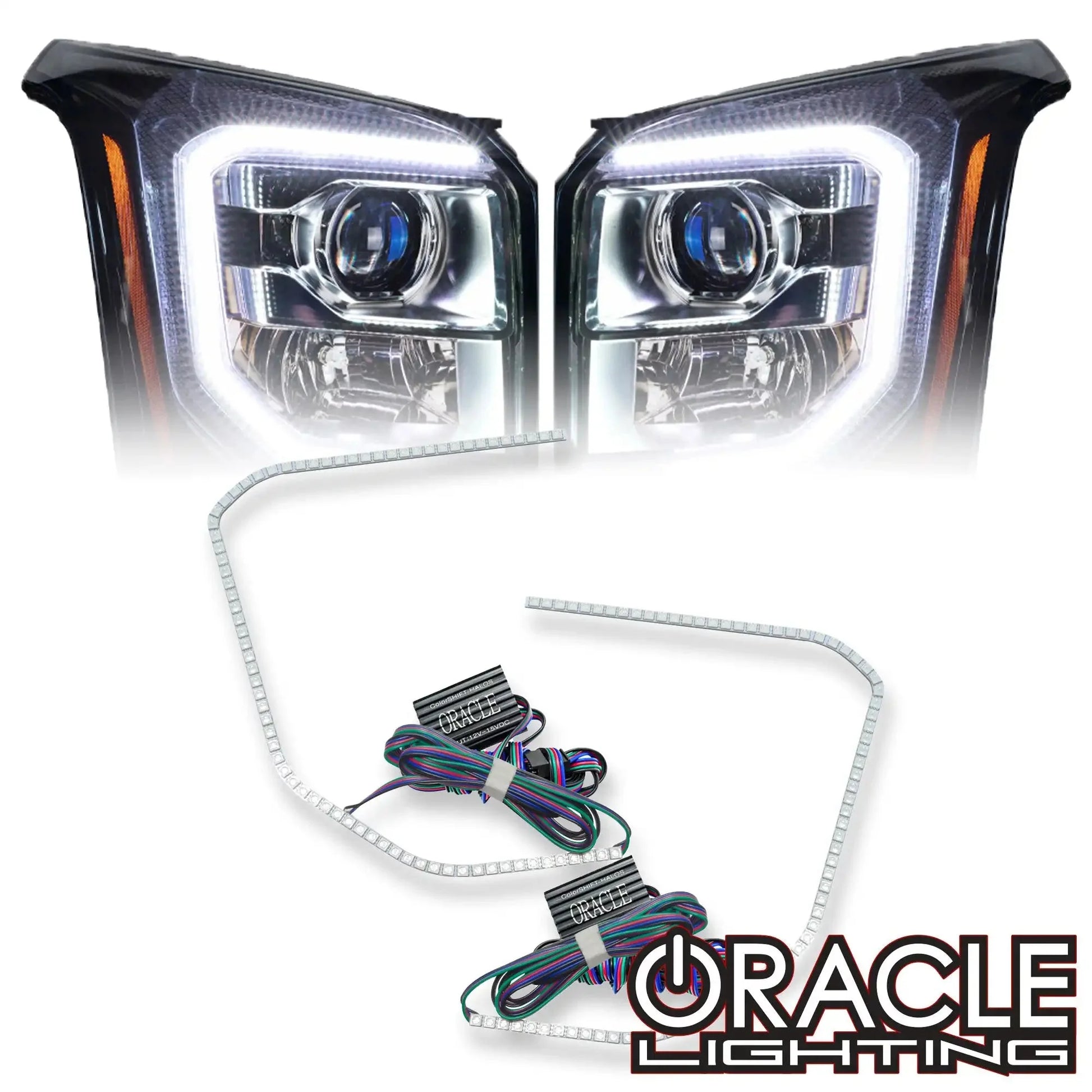 ORACLE Lighting 2015-2020 GMC Yukon LED ColorSHIFT Headlight Halo Kit by ORACLE Lighting