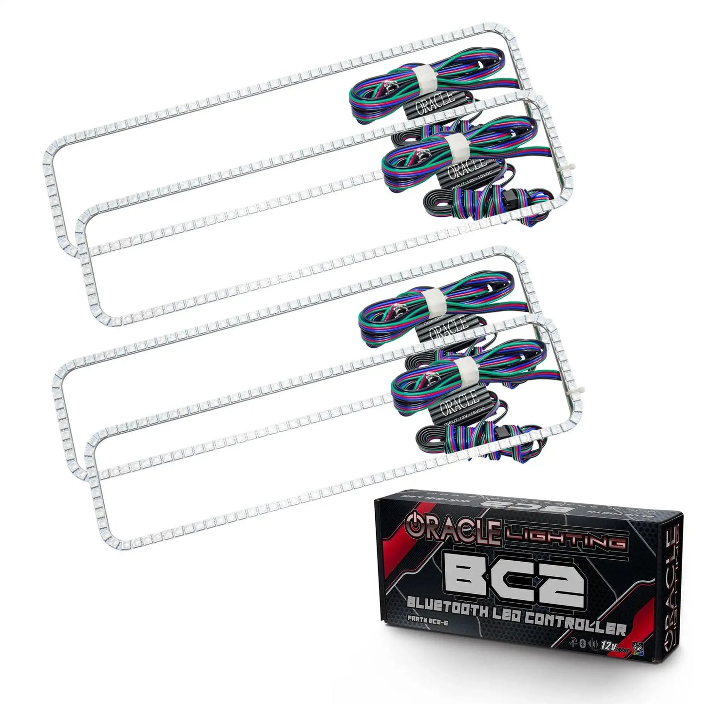 ORACLE Lighting 1988-1998 GMC Sierra LED Dual Headlight Halo Kit by ORACLE Lighting