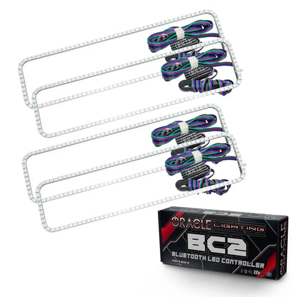 ORACLE Lighting 1988-1998 GMC Sierra LED Dual Headlight Halo Kit by ORACLE Lighting