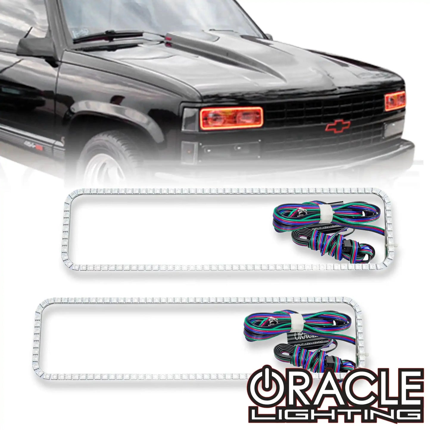 ORACLE Lighting 1995-2000 Chevrolet Tahoe LED Headlight Halo Kit by ORACLE Lighting