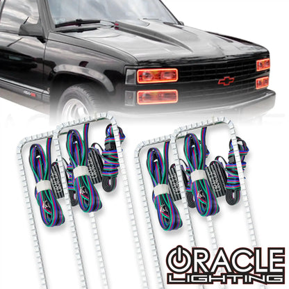ORACLE Lighting 1987-1999 Chevrolet CK LED Dual Headlight Halo Kit by ORACLE Lighting