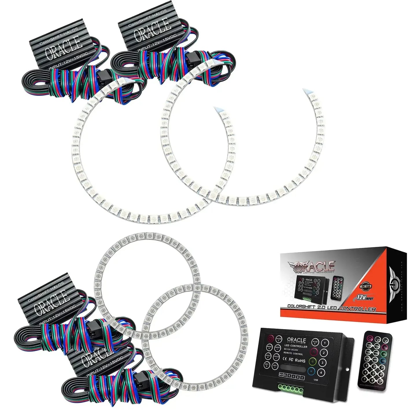 ORACLE Lighting 2008-2011 Mercedes C-Class W204 LED Headlight Halo Kit by ORACLE Lighting