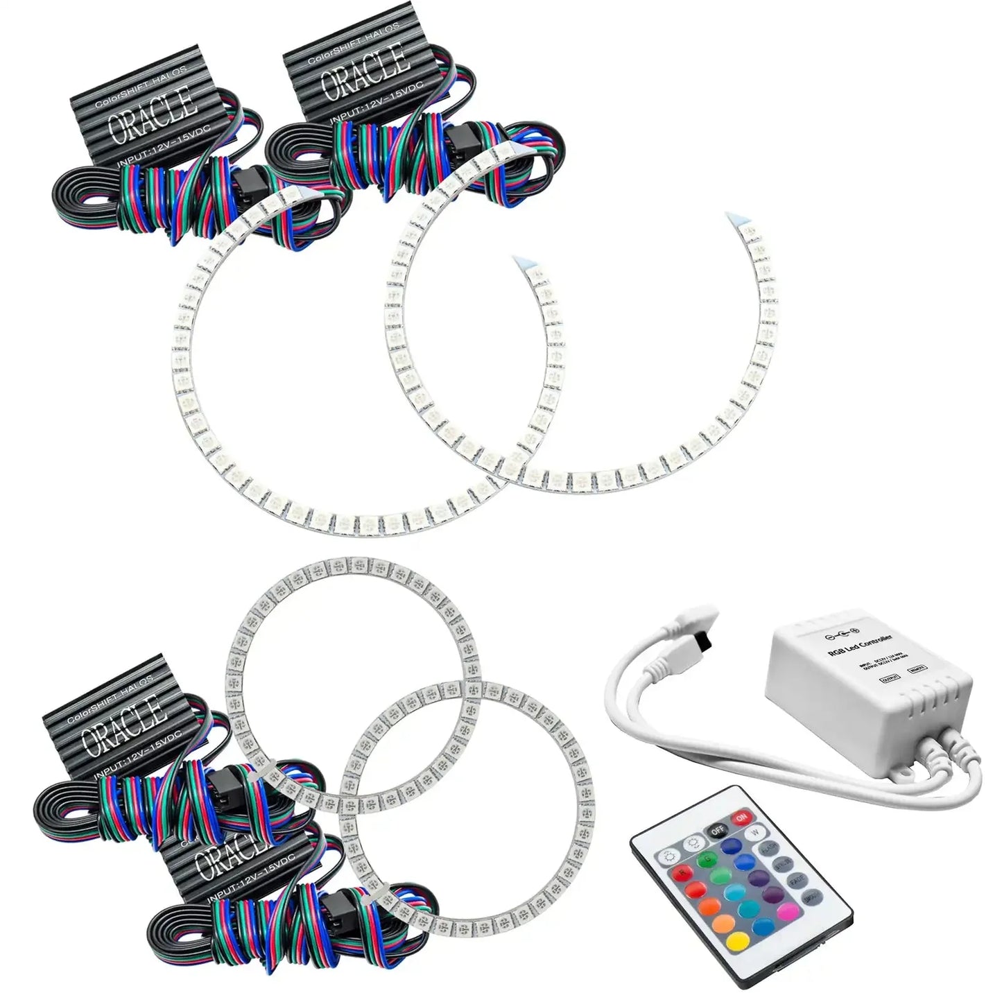 ORACLE Lighting 2008-2011 Mercedes C-Class W204 LED Headlight Halo Kit by ORACLE Lighting
