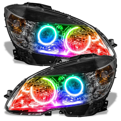 ORACLE Lighting 2008-2011 Mercedes C-Class W204 LED Headlight Halo Kit by ORACLE Lighting