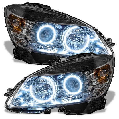 ORACLE Lighting 2008-2011 Mercedes C-Class W204 LED Headlight Halo Kit by ORACLE Lighting