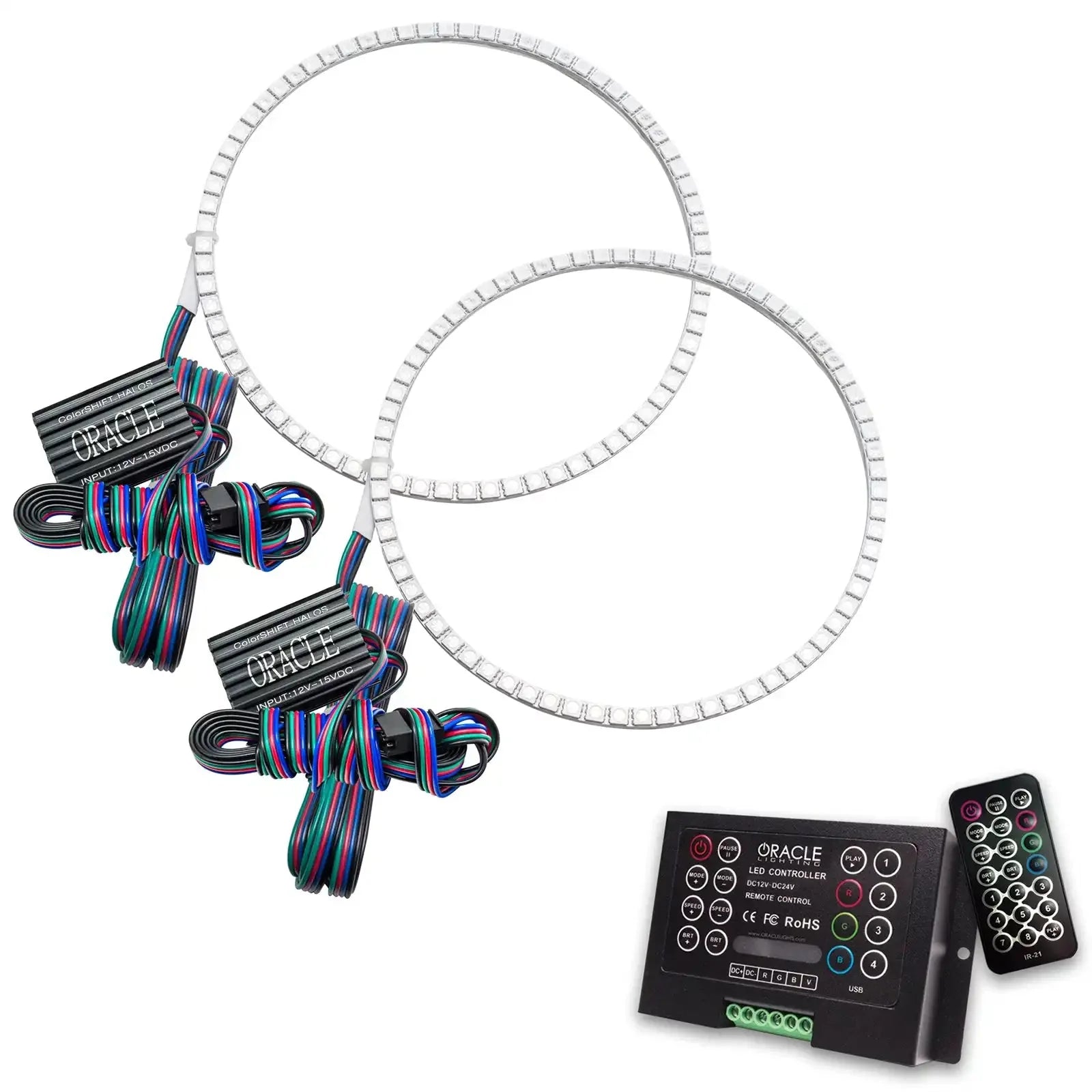 ORACLE Lighting 2011-2014 Hyundai Veloster Non Projector LED Halo Kit by ORACLE Lighting
