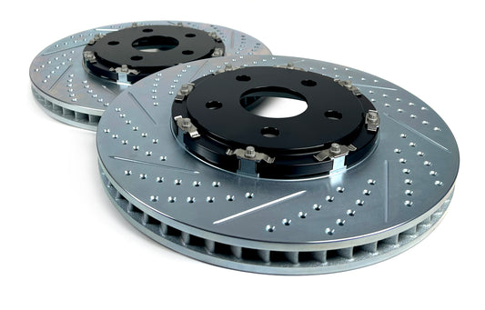 Baer Brakes EradiSpeed+ Front 2-piece Performance Brake Rotors, SDZ by Baer Brake Systems