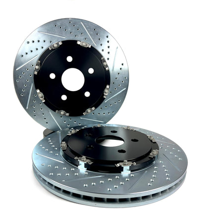Baer Brakes EradiSpeed+ Rear 2-piece Performance Brake Rotors, SDZ by Baer Brake Systems