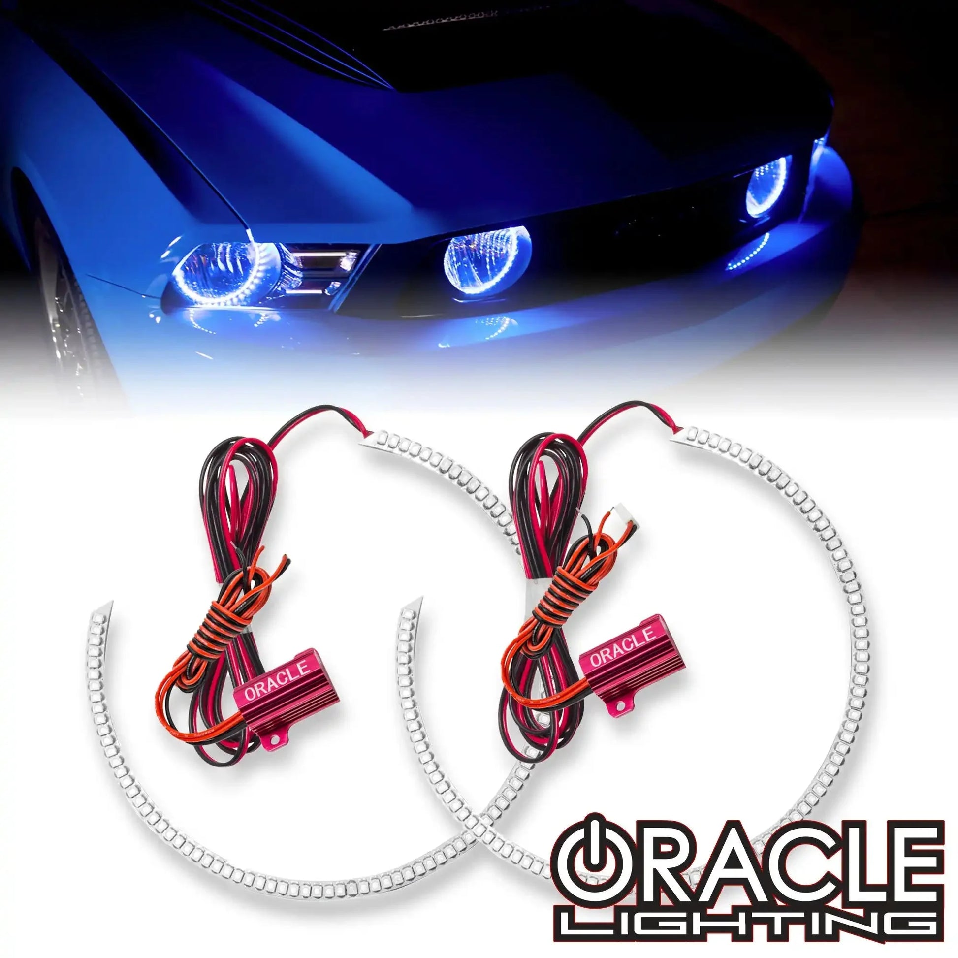 ORACLE Lighting 2010-2014 Ford Mustang LED Headlight Halo Kit by ORACLE Lighting